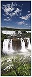 Wallario selbstklebendes Poster - Iguazu-Wasserfälle, 