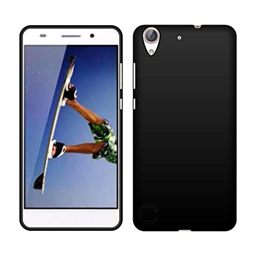 Image of Case Creation for Honor 5A 2019 Back case, Huawei Honor 5A Slim Flexible Smart Look case with 360 Camera All Angle Protection (Pure Black)