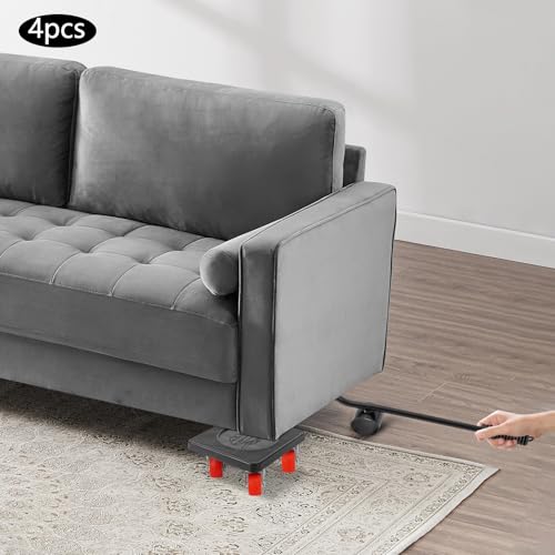 Carrito de transporte para muebles pesados, sofás y neveras con elevador 6
