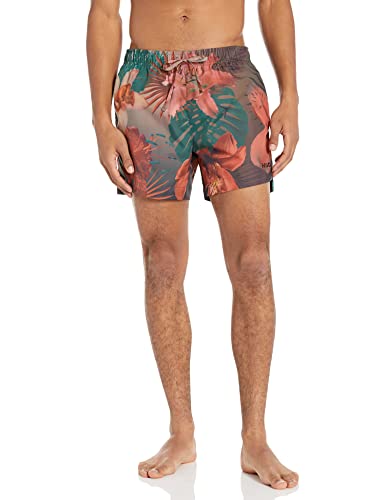 HUGO Men's Bold Pattern Swim Trunk
