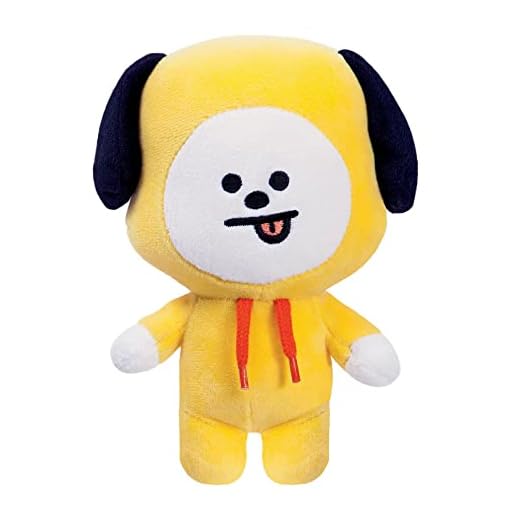 Aurora 61457 BT21 Official Product, CHIMMY - Small Plush, Yellow