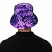 Purple Weed Marijuana Leaf Summer Fashion Beach Bucket Hat Unisex Outdoor Fisherman Cap