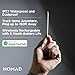 Nomad Tracking Card Air White, Slim Card Tracker with IPX7 Waterproof and Dust Proof - Card Tracker for Wallet & Luggage, 5 Months GPS Tracker Long Battery Life, Rechargeable, Compatible with iOS Only