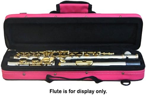 Sky "C" Flute Lightweight Case with Shoulder Strap (Bright Pink) image 3