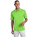 Mens Short Sleeve Moisture Wicking Silk Touch Polo Shirt, L, Lime