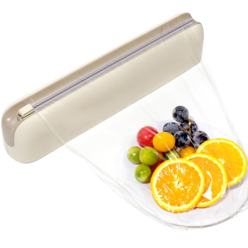 Quasziwa Aluminum Foil & Plastic Wrap Dispenser Latte