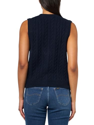 Lacoste x Bandier Women's Sleeveless Cashmere Cardigan4