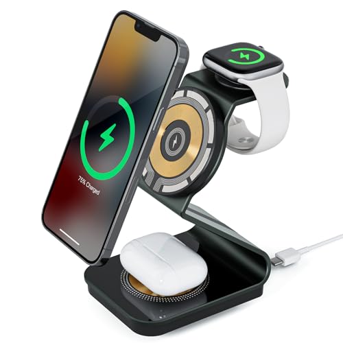 Chargeur sans fil rapide 3N1 support induction multi-appareils sans câble