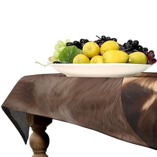 Nappe rectangulaire Golden retrievers résistante aux taches pour repas