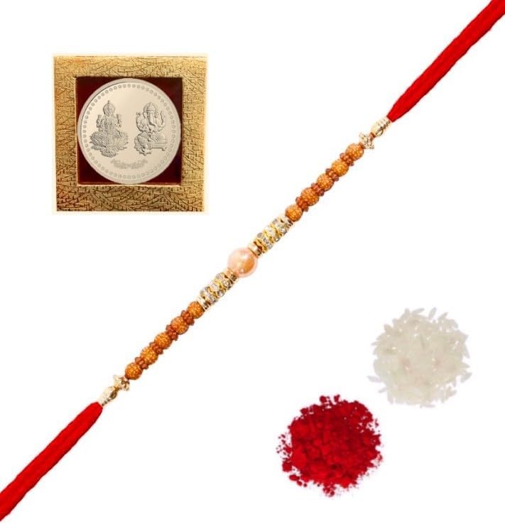 RakhiRakhi for BrotherRudraksha RakhiSend rakhi to USARakhi for Brother with Gift SetRakhi Braceletrakhi for brother and bhabhiRakhi Set