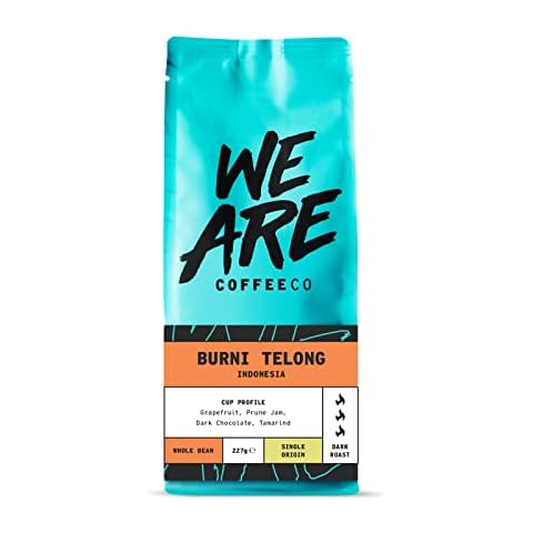 We Are Coffee Co, Burni Telong, Coffee Bean, Dark Roast, Stone Fruit, Chocolate, Single Origin, Pack of 1 (Whole Bean) (227g) Cover