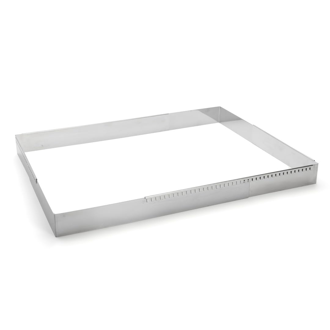 De Buyer, Forma ajustable rectangular en acero maxi. 56 x84 cm--3013.43