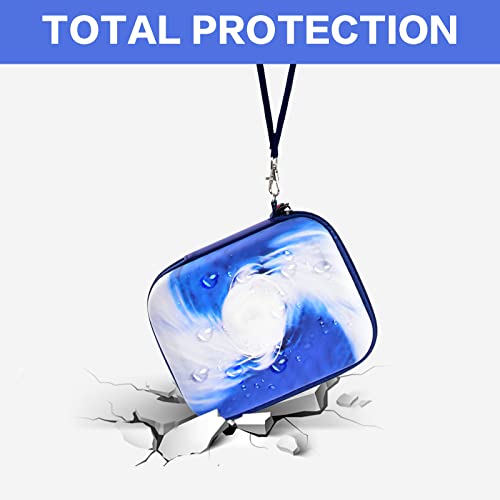 PAIYULE Hard Case Compatible Phase 10 Card Game. Fits up to 360 Cards. Includes 2 Removable Divider(Blue)