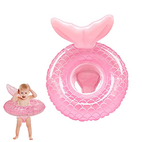 Inflable Bebé Flotador, Sirena Asientos de Natación para Bebés, Nadar Anillo con Asiento de Seguridad, Apto para bebés a Partir de 1 año Cover