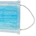 Aillvend 100pcs Thick Disposable Anti-dust Face Mask With Earloop for Nail Salons, Occupational, Construction, Paint, Gardening(light Blue), 1count