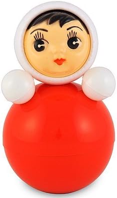 Tumbler Toy/Tilting Toy, Roly-Poly Baby Toy Nevalyashka with Sound, Small 6.25/16cm (001) by Zavidov