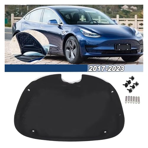 Coussinet insonorisant en coton de qualité supérieure pour capot avant Tesla Model 3