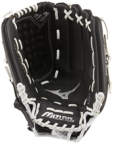 Image of Mizuno GPSL1250F3 Prospect Select Series Fastpitch Softball Glove 12.5 inch, Right Hand Throw, BLACK