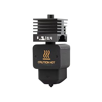 2pcs Upgraded H2D Combo Hotend 0.4mm with Hardened Steel Replaceable Nozzle Silicone Cover Compatible with Bambu Lab H2D, H2D Laser and A1, A1 mini 3D Printer Printhead Replacement