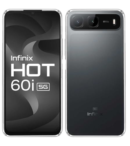 Image of Soft Silicone TPU Flexible Back Cover Compatible with Infinix HOT 60i 5G