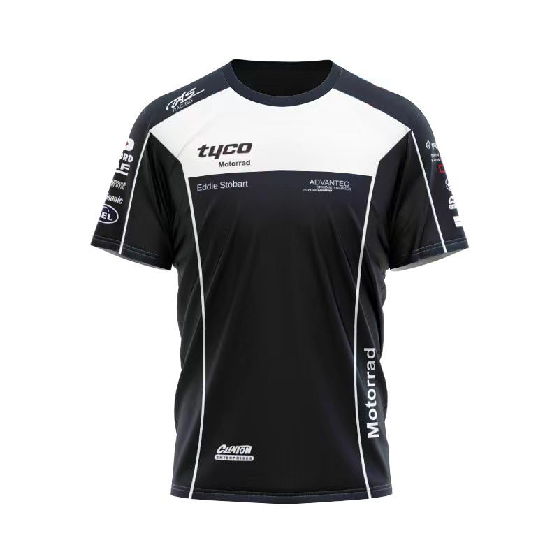 for BMW Adventure TAS Racing Motorcycle Riding Quick Dry Tyco Motorrad Motocross Summer T-Shirt Short Sleeved S-5XL