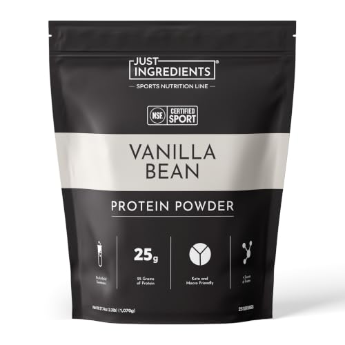 Image of JUST INGREDIENTS Vanilla Bean Protein Powder - NSF
