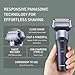 Panasonic Series 500 ES-ERM3FV503 3-Blade Wet & Dry Rechargeable Japanese Stainless Steel Razor 10D Flexible Shaving Head, IPX7, USB-C Charging, Purple