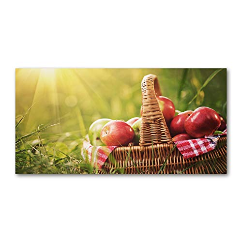 Fond de hotte en verre rouge 140x70cm pour décorer la cuisine