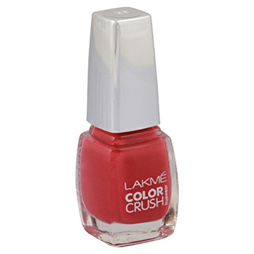 Image of Lakme True Wear Color Crush Nail Color, Reds 22, 9 ml