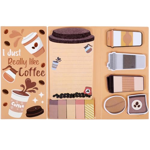 Ymapinc Coffee Cute Sticky Notes for Coffee Lover, Personalized S...