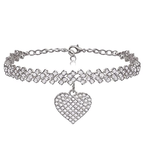 Image of yfstyle Butterfly Ankle Bracelet for Women Rhinestone Anklets Bulk Adjustable Layered Beach Ankle Bracelet Braided Chain Anklet Charm Ankle Bracelet Jewerly Gift