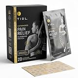 TIDL Recovery Patches, 20 Count, Maximum Strength for Targeted Back Pain, Joint & Muscle Pain Relief, Immediate Numbing & Soothing, Non-Stick Adhesive for Easy Application & Removal