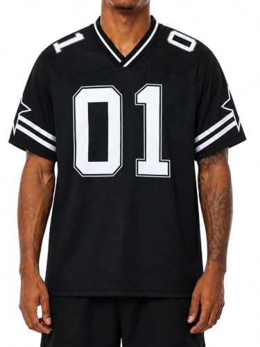 Image of Jersey Shirts for Women Y2k Graphic Tees V Neck Baggy Streetwear Number Oversized T Shirt Summer Tops
