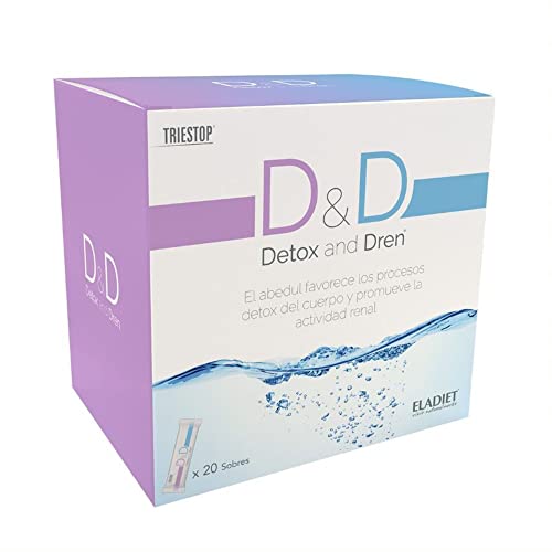 Complemento Alimenticio Con Extracto De Abedul Y Vitaminas - Triestop Detox &Amp; Dren - 20 Sticks - Promueve La Actividad Renal - Ideal Para Limpiar Y Depurar Tu Organismo - Eladiet