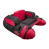 Berkley Belly Boat Canotto da Pesca Tec Belly Boat Pulse Pro XCD 138x108x58 cm Rot-Schwarz Spinning Luccio Bass