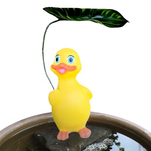 Générique Canard Figurine, Statue De Canard De Jardin Décorative, Décor Résistant en Résine pour Bureau, Allées, Balcons, Jardins et Intérieur