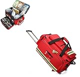 Notfall-Rucksack mit abnehmbarem Trolley, großes Fassungsvermögen...