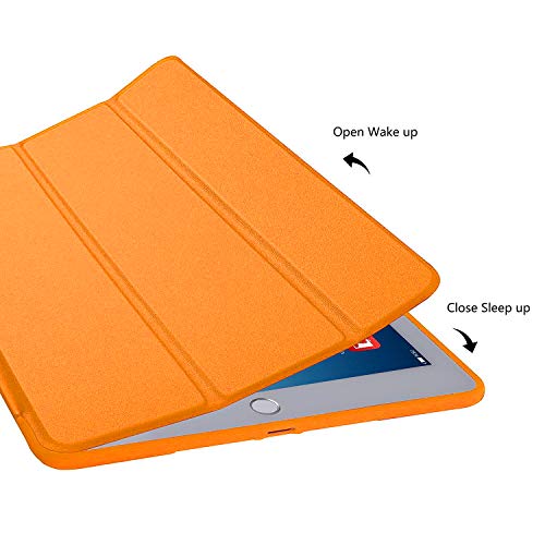 Image of DuraSafe Cases for iPad 6th Gen 9.7 inch 2018 Silicone Cover A1893 A1954 MRJN2HN /A MR7G2HN /A MR7F2HN /A MRJP2HN /A MR7K2HN /A MR7J2HN /A MRM52HN /A MR702HN /A MR6Y2HN /A MRM82HN /A MR7D2HN /A MR7C2HN /A Orange