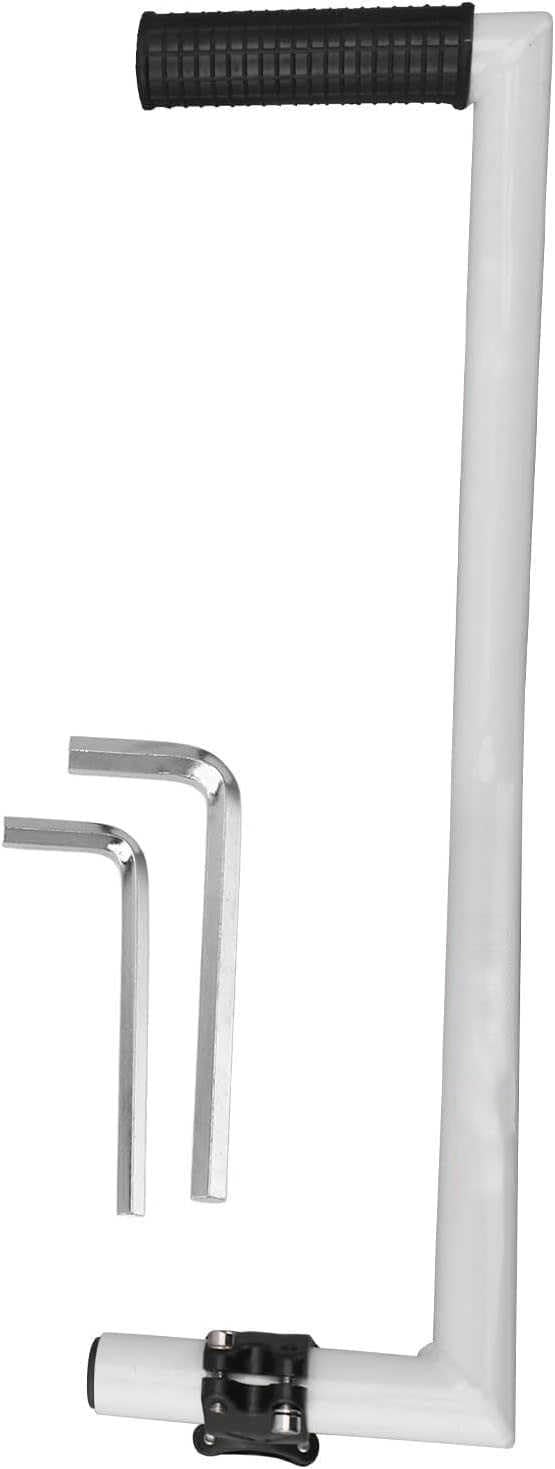 Ergonomiczny uchwyt do trymera - Darwins Grip zestaw przedłużający do zjadacza chwastów, aluminiowy uchwyt premium z klipsem wspornika, idealny do pielęgnacji trawnika i kształtowania krajobrazu
