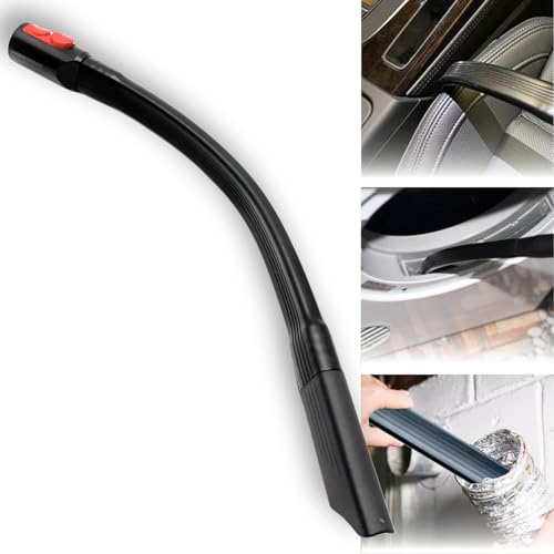 Dryer Vent Cleaner Compatible with Dyson V7 V8 V10 V11 V15- Flexible Crevice Tool Attachment for Cleaning Small/Narrow Spaces - Vacuum Attachment for Dryer Vent, Car Detailing &Corners Cleaning