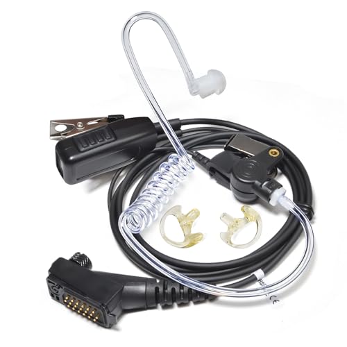 Casque radio walkie talkie Airbus TPH-900 oreillette discret tube d'air 19 broches