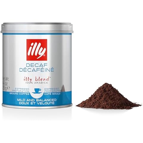 illy Decaffeinated Ground Coffee, Medium Roast Cover