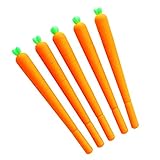 Pluma: 15 cm Ogquaton Zanahoria en forma de bolígrafo creativo de hortalizas en forma de bolígrafo novedad juguetes para niños lindo regalo de papelería escolar