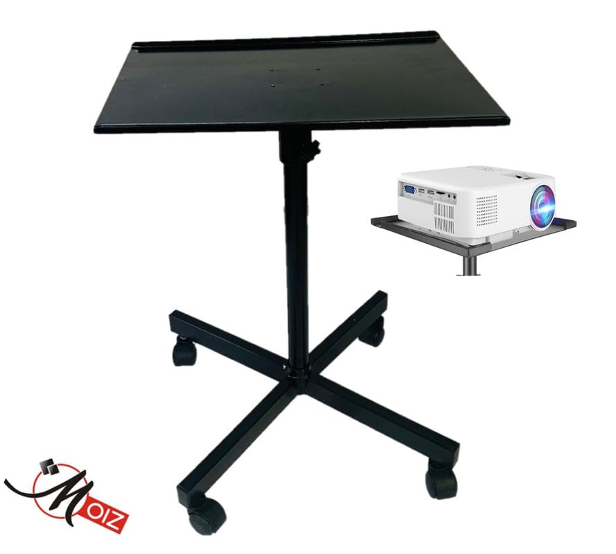 MOIZ Multi-Purpose Projector Stand Laptop Tripod Stand Height 180 degree angles Adjustable with Heavy Duty Laptop Floor Stand for Indoor Outdoor Office, Home, Stage, Studio, DJ Racks#16 (B0CXY5YBQR) Amazon Price History, Amazon Price Tracker