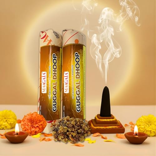 MAAGAIA Guggal Wet Dhoop Without Clay Stand  Premi