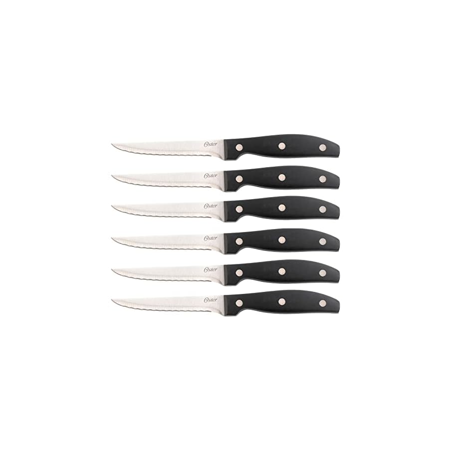 Oster-Granger-14-Piece-Stainless-Steel-Cutlery-Set-WWood-Block Oster Granger 14 Piece Stainless Steel Cutlery Set W/Wood Block