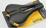  Velo Brand Plush VL-3147 Sattel für MTB Rennrad, geräumig, dick, Schwarz
