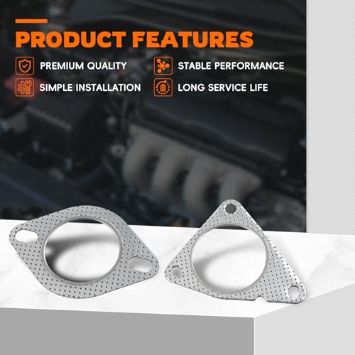 Image of GoaMotors 20692-8H30A Catalytic Converter Gasket Bolt Compatible with Infiniti G35 G37 M35 M37 Q40 Q50 Q60 Compatible with Nissan 350Z Exhaust Gasket with Screw