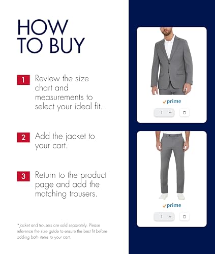 Image of Tommy Hilfiger TH Flex Modern Fit Suit Separates