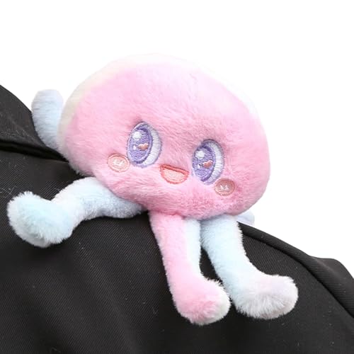 Juguete De Peluche Magnético,Animales De Peluche Magnéticos - Lindo juguete de medusa | Muñeca con imán para el hombro, peluches, juguete de simulación, bonito accesorio de Cosplay para niñas y mujere